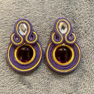 Soutache Handmade earrings